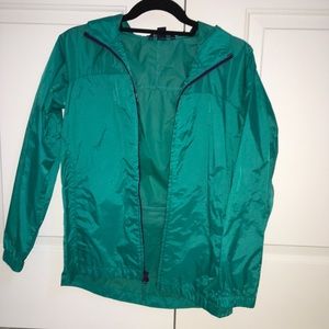 Kids Lands’ End water proof rain jacket